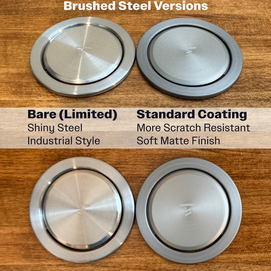 Bare Brushed Steel